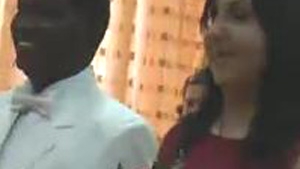 VIDEO Imagini inedite de la nunta lui Victor Yila! Nasi  i-au fost Silviu Prigoana si Adriana Bahmuteanu!