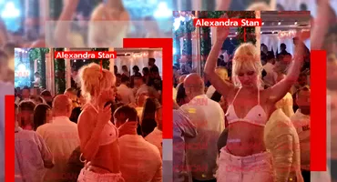 Alexandra Stan a făcut mega-show în Loft Mamaia! A urcat pe scaune, a cântat și i-a uluit pe toți cu ținuta sexy