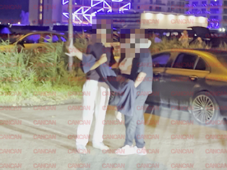 O domnișoară a avut nevoie de transport special din partea unor tineri, în parcare la Loft