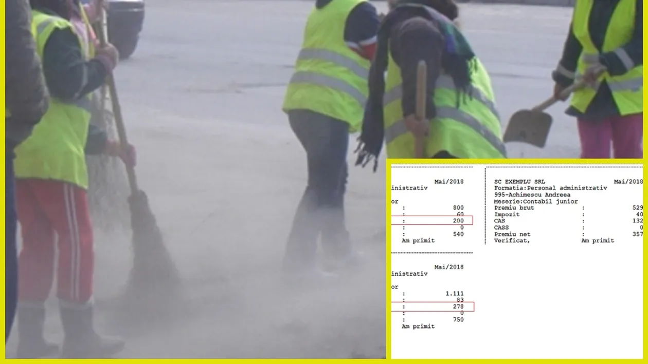 Ce salariu are un măturător de stradă în România. Venitul lunar al angajaților din acest domeniu este modest