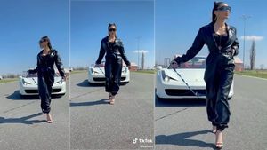Karmen, criticată dur după ce s-a afișat cu Ferrari-ul 458 Spider, pe care tatăl său îl deține: “Lasă-ne cu superlativul / Ideea e copiată” | VIDEO
