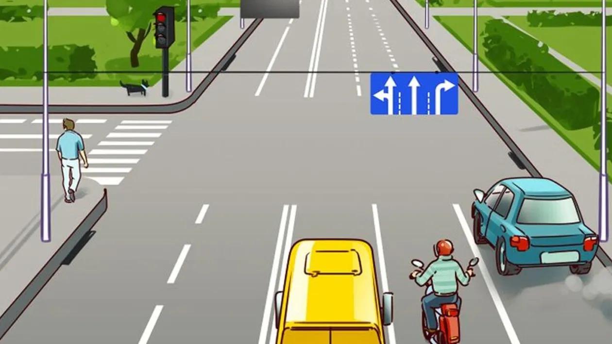 Test de inteligență pentru șoferi | Care e greșeala din această poză din trafic?