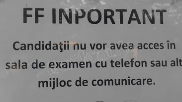 Avem dovada! Profesorii sunt mai praf decat elevii la BAC - Uite ce hal de afis au lipit pe usi intr-un liceu din GORJ - Ai crede ca e scris de femeia de serviciu, dar nu...