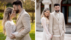 Primele imagini cu fiica Ginei Pistol și a lui Smiley, de la nuntă! Micuţa Josephine o adevărată prinţesă