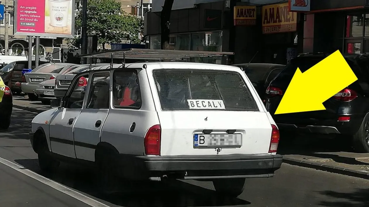 Ce număr de înmatriculare are această Dacie 1310 pe care scrie BECALY. Râzi cu lacrimi