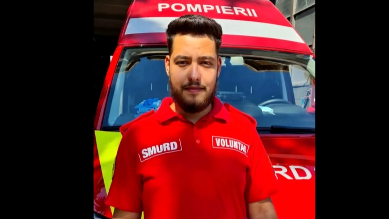 Răzvan, voluntar SMURD, este eroul zilei! Mesajul transmis de M.A.I după intervenția promptă a tânărului