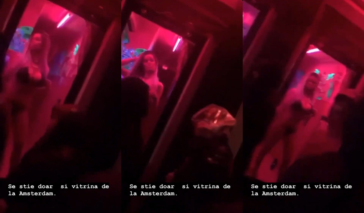 Bianca ar insinua că Allena s-ar afla în vitrină la Amsterdam