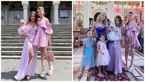 Andreea Antonescu își botează fetița și avem primele imagini. A strălucit alături de fiica cea mare