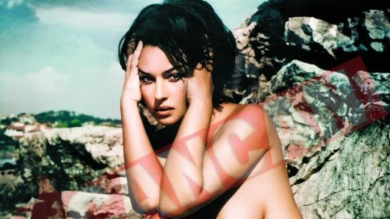 Monica Bellucci, incognito prin Bucuresti