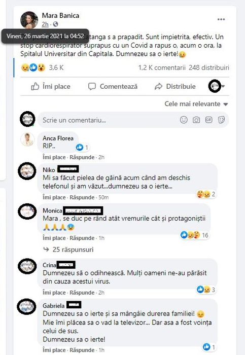Cornelia Catanga a murit la vârsta de 63 de ani. Mara Bănică a anunțat cauza decesului: “Sunt împietrită, efectiv”