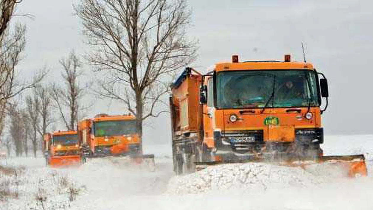 14 judete nu au utilaje pentru deszăpezirea drumurilor!