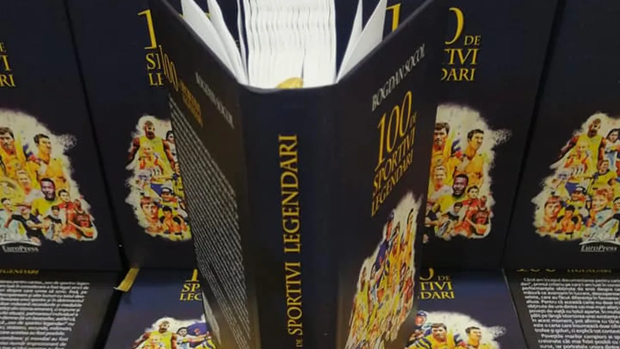 A apărut cartea 100 de sportivi legendari, o adevărată enciclopedie a sportului