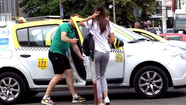 Incredibil cum a reacționat acest taximetrist din Ploiești, după ce a fost rugat de tânăra din imagine să o ducă acasă gratis: Nu am bani la mine