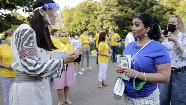 Scandal în parcul Herăstrău, între candidații la Primăria Sectorului 1! Clotilde Armand și  Adriana Bahmuțeanu, schimb de replici acide