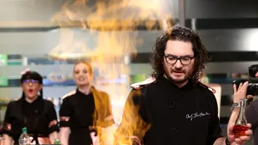 Ce făcea Florin Dumitrescu în timp ce Antena 1 difuza „Chefi la cuțite”. Imaginile cu faimosul bucătar fac furori pe internet