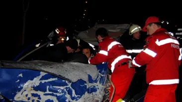 FOTO Fiul Regelui asfaltului, la un pas sa-si piarda viata, intr-un accident rutier extrem de grav!