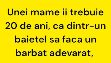 Bancul sfârșitului de săptămână | Ce face mama în 20 de ani...