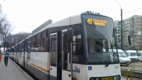 Circulația liniei 41 este blocată în zona Ghencea din Capitală din cauza unui tramvai defect