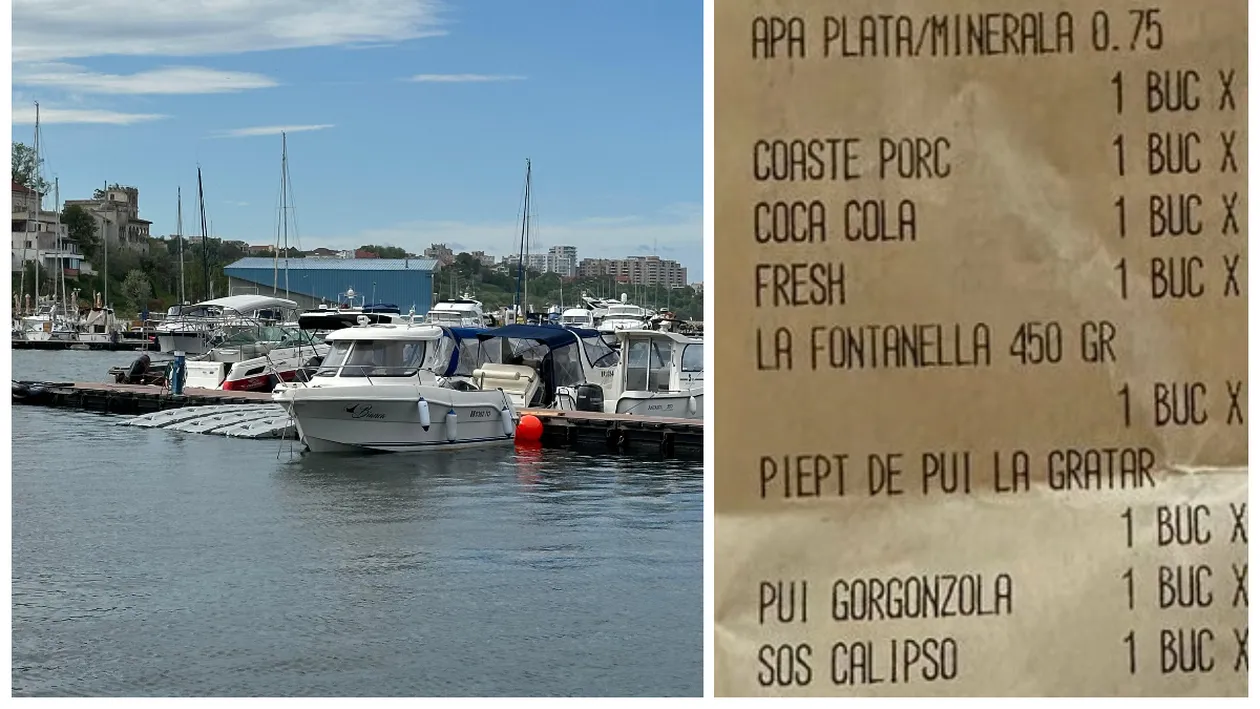 Patru români și-au făcut gaură în buget, după o masă pe litoral de 1 Mai! Câți bani au scos din buzunar la un restaurant din Portul Tomis