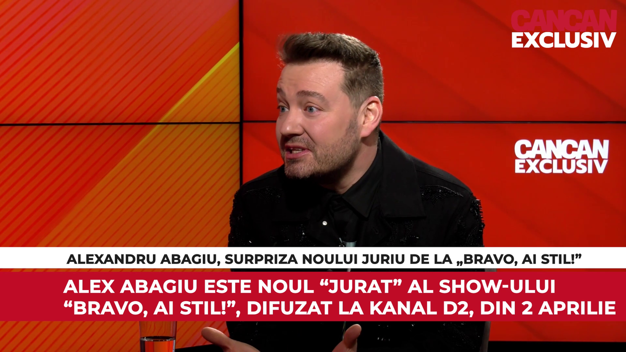 Alexandru Abagiu este noul membru al juriului "Bravo, ai stil!", emisiune difuzată de luni până joi la Kanal D2, începând cu ora 19 (Foto: captură video)