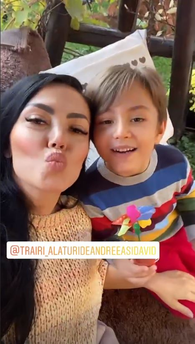Noul cont de Instagram deschis de vedetă se numește “Trăiri alături de Andreea și David” © Instagram Stories