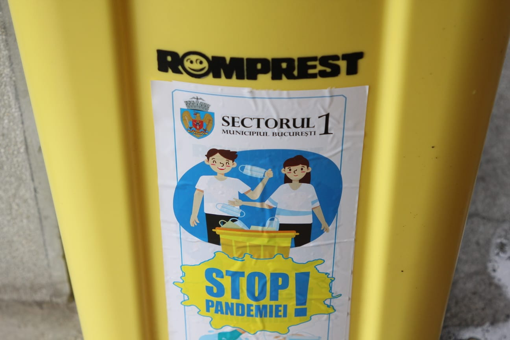 Primăria Sectorului 1 a achiziționat pubele speciale pentru deșeurile medicale. Acestea vor fi amplasate în școli și la intrarea în parcuri