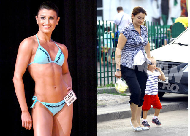 Adriana Nicolae a fost şi antrenoare de fitness