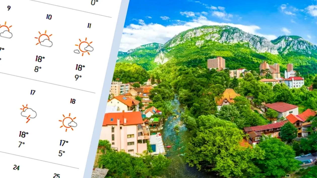 Singurul oraș cu climă tropicală din România. Pe ce dată vine primăvara, potrivit meteorologilor Accuweather