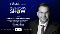 Marius Tucă Show începe miercuri, 8 mai, de la ora 19.20, live pe gândul.ro. Invitat: Sebastian Burduja