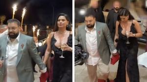 Florin Salam și Roxana Dobre, apariție spectaculoasă ca nași! Ce intrare impresionantă au avut