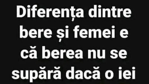 BANC | Care este diferența dintre bere și femei