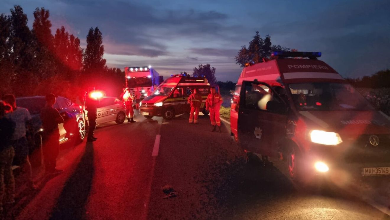 Accident grav cu 12 victime în Dâmbovița. A fost activat Planul Roșu
