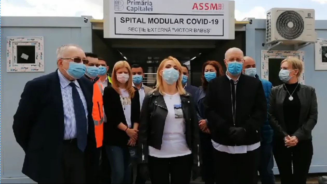 A fost inaugurat cel mai mare spital pentru COVID-19 din România: capacitate, 500 de pacienți VIDEO
