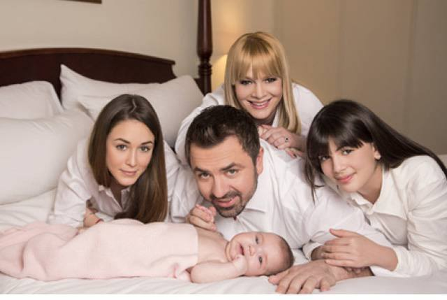 Horia Brenciu este foarte mândru de întreaga sa familie