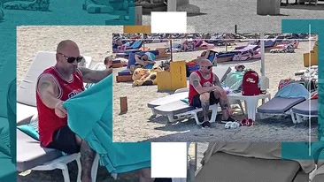 I-a filat de pe șezlong! Cu soția și copiii la Mamaia, Caddy, ”băiatul de cartier” de la B.U.G. Mafia, a schimbat placa