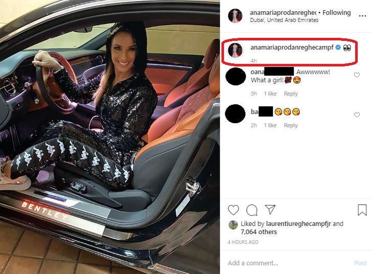 Anamaria Prodan, surprinsă la volanul unui Bentley de sute de mii de euro în Dubai! Cum s-a îmbrăcat sexy impresara