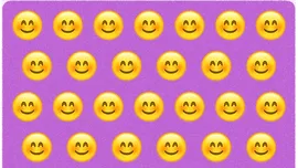Iluzie optică virală |  Găsiți emoji-ul trist în cel mult 3 secunde!