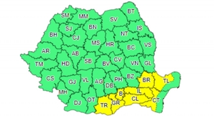 Capitala și alte șapte județe sunt sub COD GALBEN de ninsori. Până la ce oră e în vigoare această avertizare