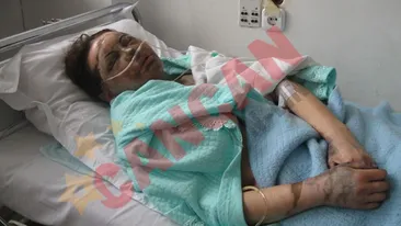 Stropita cu acid sulfuric in plina strada