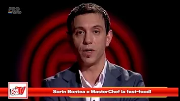 Sorin Bontea, cel mai dur jurat de la MasterChef, se inmoaie in fata mancarii de proasta calitate! Infuleca fast-food pe nerasuflate