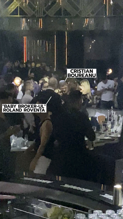 ”Baby broker-ul” cu Ferrari de un sfert milion € s-a anturat cu Cristian Boureanu, într-un club din Capitală