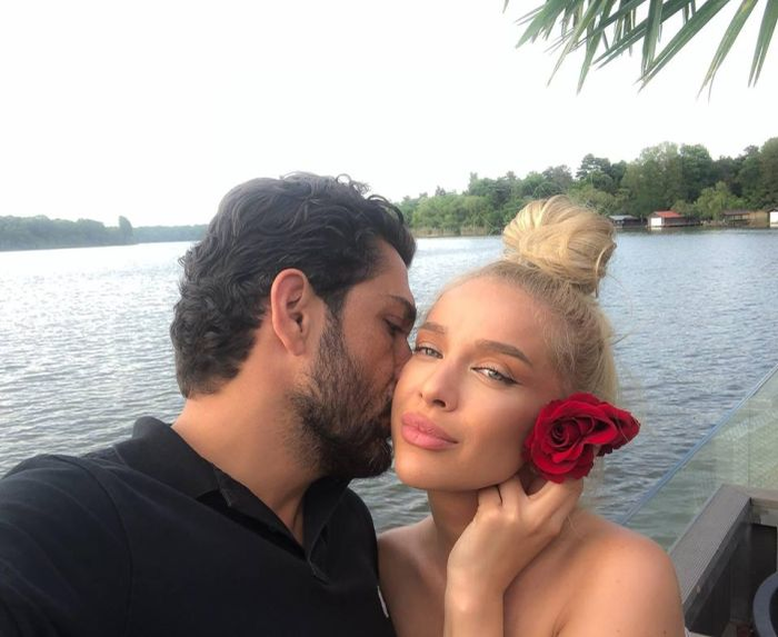 Cezar Ouatu și Andreea Vilău pe vremea când fomau un cuplu fericit
