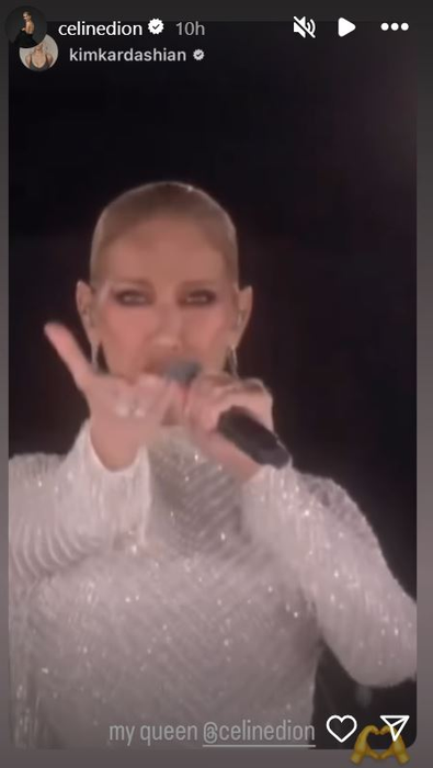 Celine Dion a susținut un moment artistic în deschiderea Jocurilor Olimpice de la Paris 2024 / Sursă: Instastory