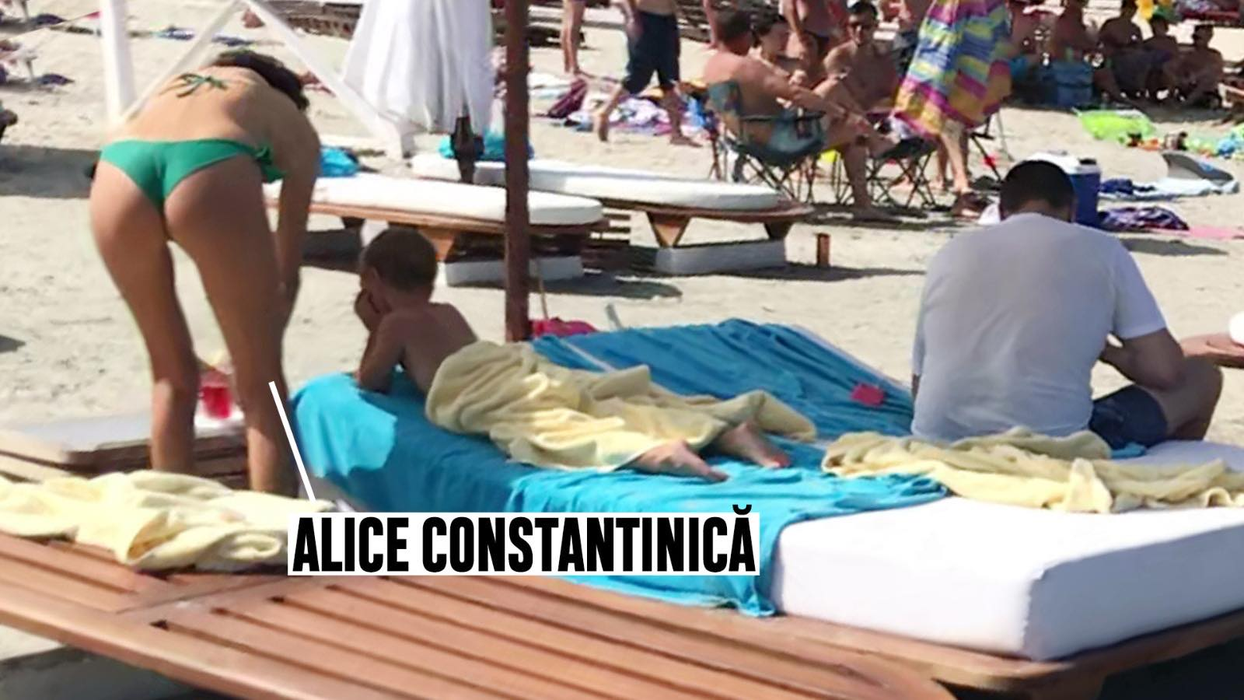 Alice Constantinică s-a împărțit între fiu și iubit