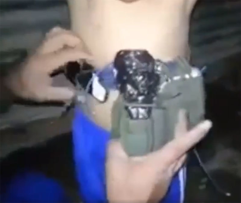 Video incredibil. Un copil de 7 ani purta asupra lui o bombă, iar un soldat din Irak a…