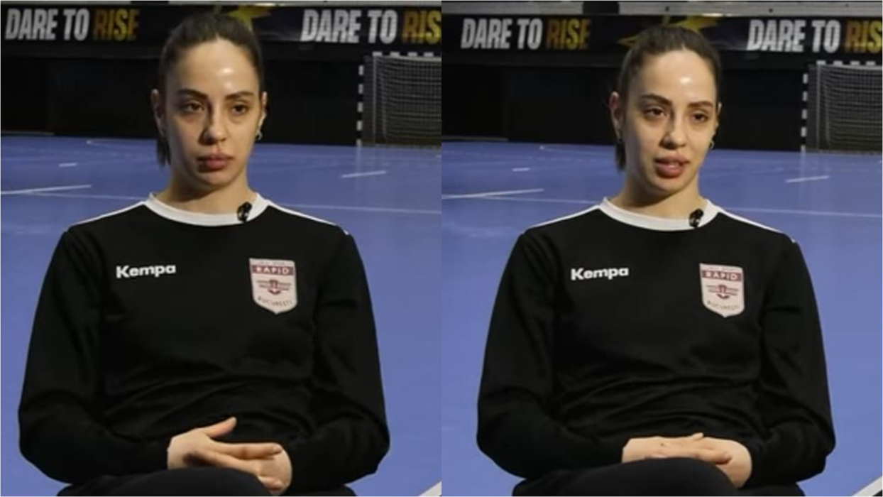 Sorina Grozav, primele declarații după ce și-a pierdut conștiența pe teren la meciul României/ sursă foto: captură video