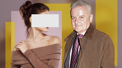 IMAGINI EXCLUSIVE CU NOUA CUCERIRE. Părăsit de iubita milionară, Irinel Columbeanu a pus gheara pe sosia Monicăi Columbeanu