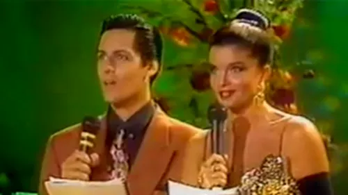 VIDEO Stefan Banica si Cristina Topescu se suportau candva. Iata-i aici in 1992 pe cand ea putea sa stea langa el in siguranta
