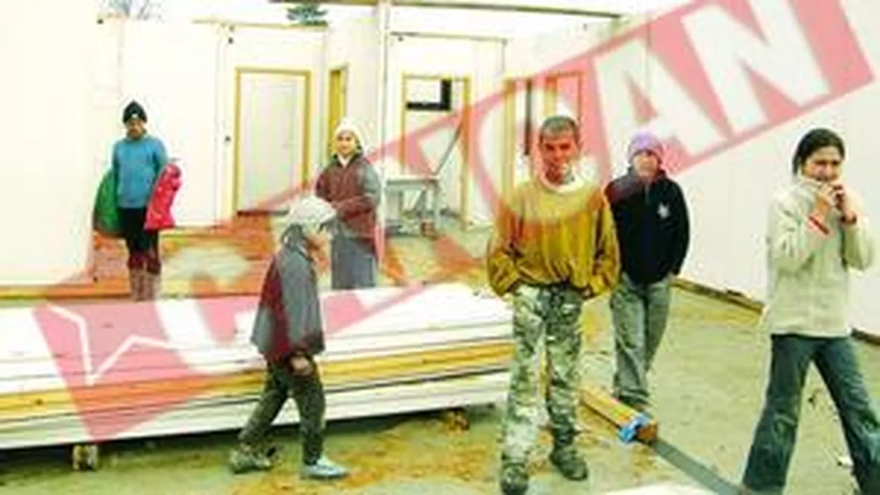 Baraci NATO pentru localnicii din Sacele