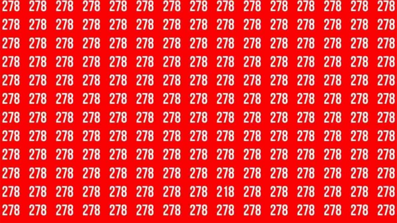 Iluzie optică virală | Doar geniile găsesc numărul 218 în maximum 3 secunde